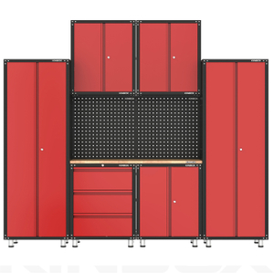 9件冷板钢钢工具箱储物柜