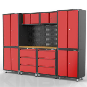 11件模块化车库柜硬件工作表用于工具存储