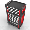 Kinbox 11抽屉滚动工具盒，带抽屉和车轮的滚动工具箱，带4个旋转轮的工具储物柜