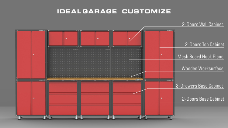 14件是最受欢迎的车库工作台和储藏室的最佳作品