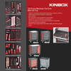 Kinbox热填充汽车工具盒设置机械硬件185pcs Set