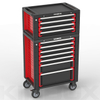 Kinbox 11抽屉滚动工具盒，带抽屉和车轮的滚动工具箱，带4个旋转轮的工具储物柜